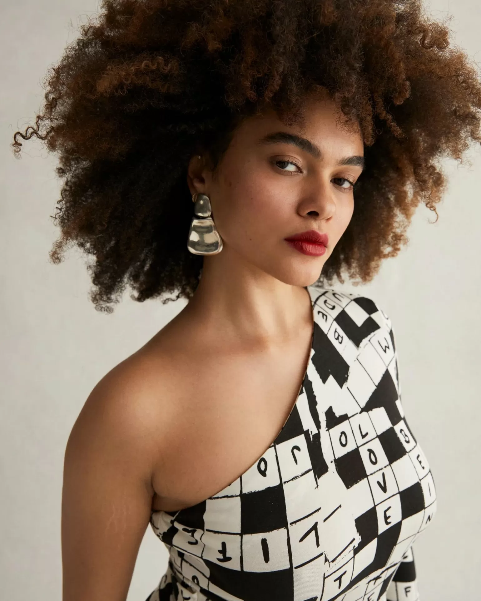 Coco Silk Jersey Dress In Dvf 50Th Crossword Ivory^Diane von Furstenberg Sale