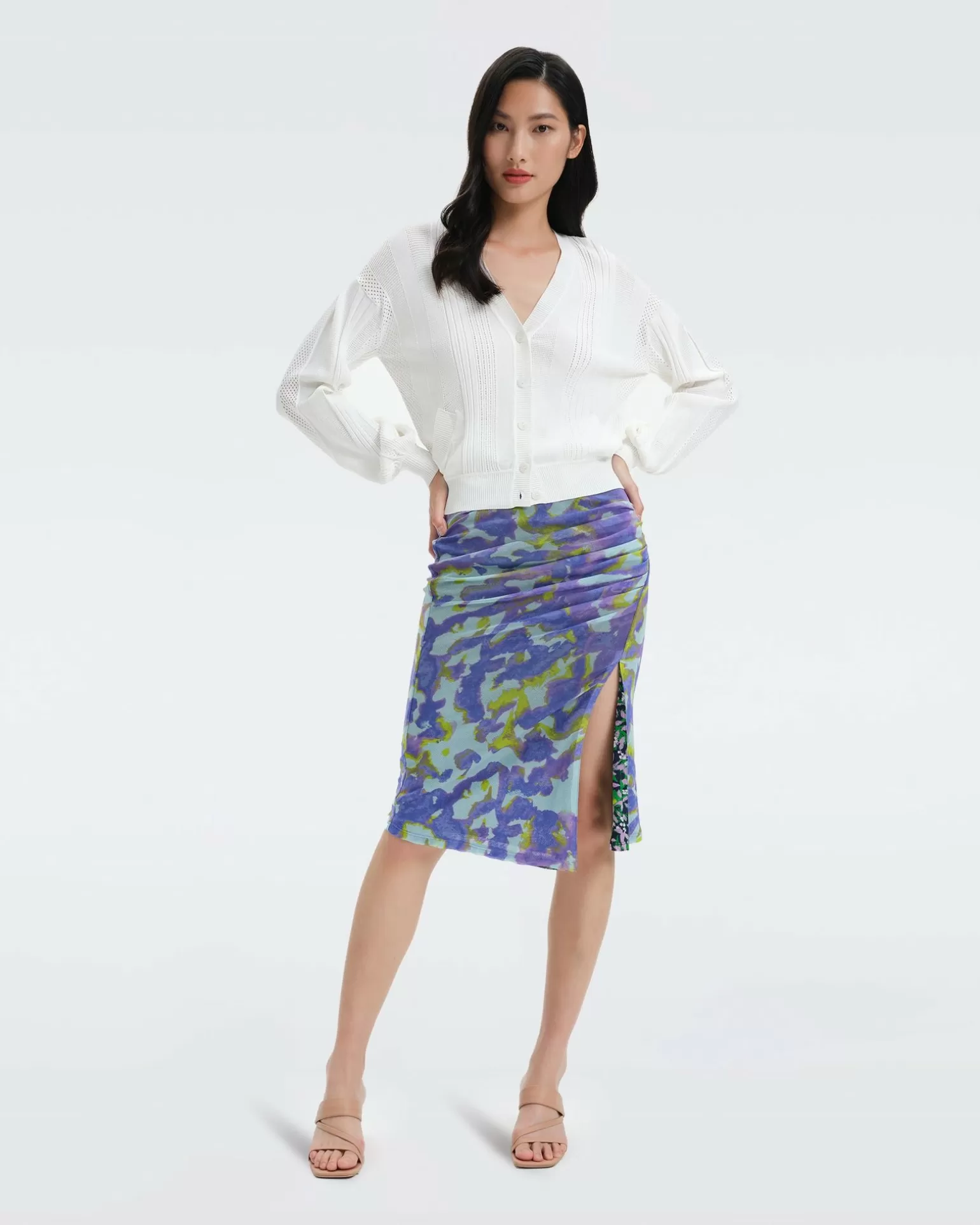 Dariella Reversible Mesh Skirt^Diane von Furstenberg New