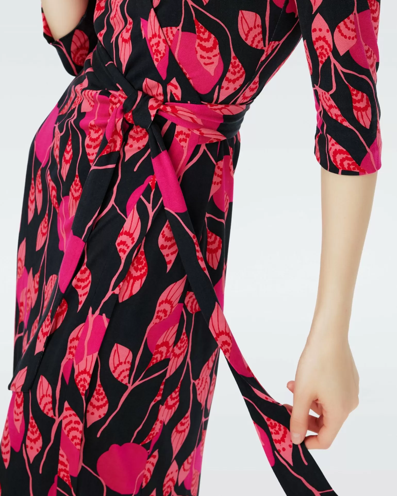 Dvf Abigail Midi Dress In Lantern Leaves Posion Pk Lg^Diane von Furstenberg Discount