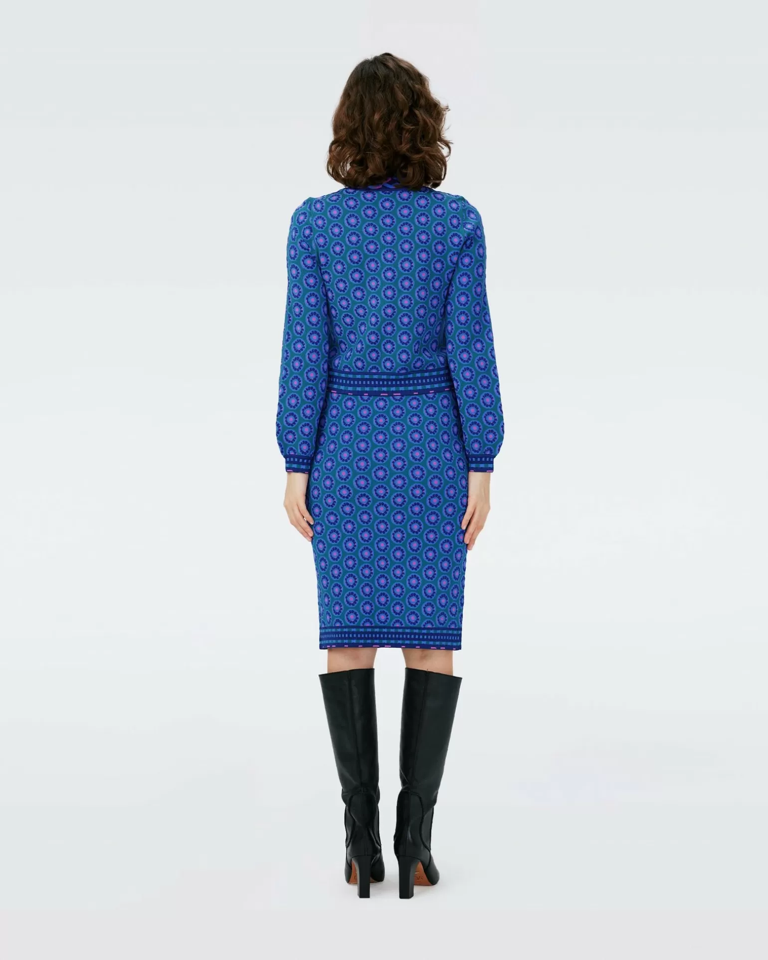 Dvf Gusta Skirt In Flower Tie Turquoise^Diane von Furstenberg Store