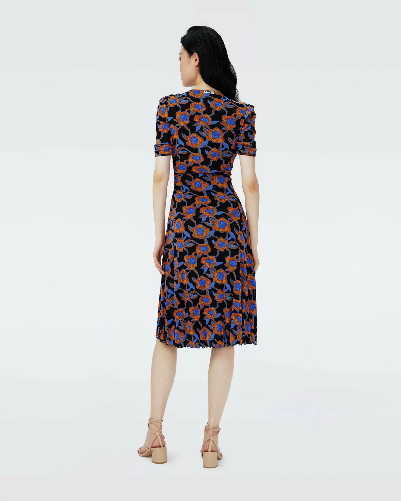 Dvf Koren Reversible Dress In Oracle R/Tarot Maze Blk Coffee^Diane von Furstenberg Discount