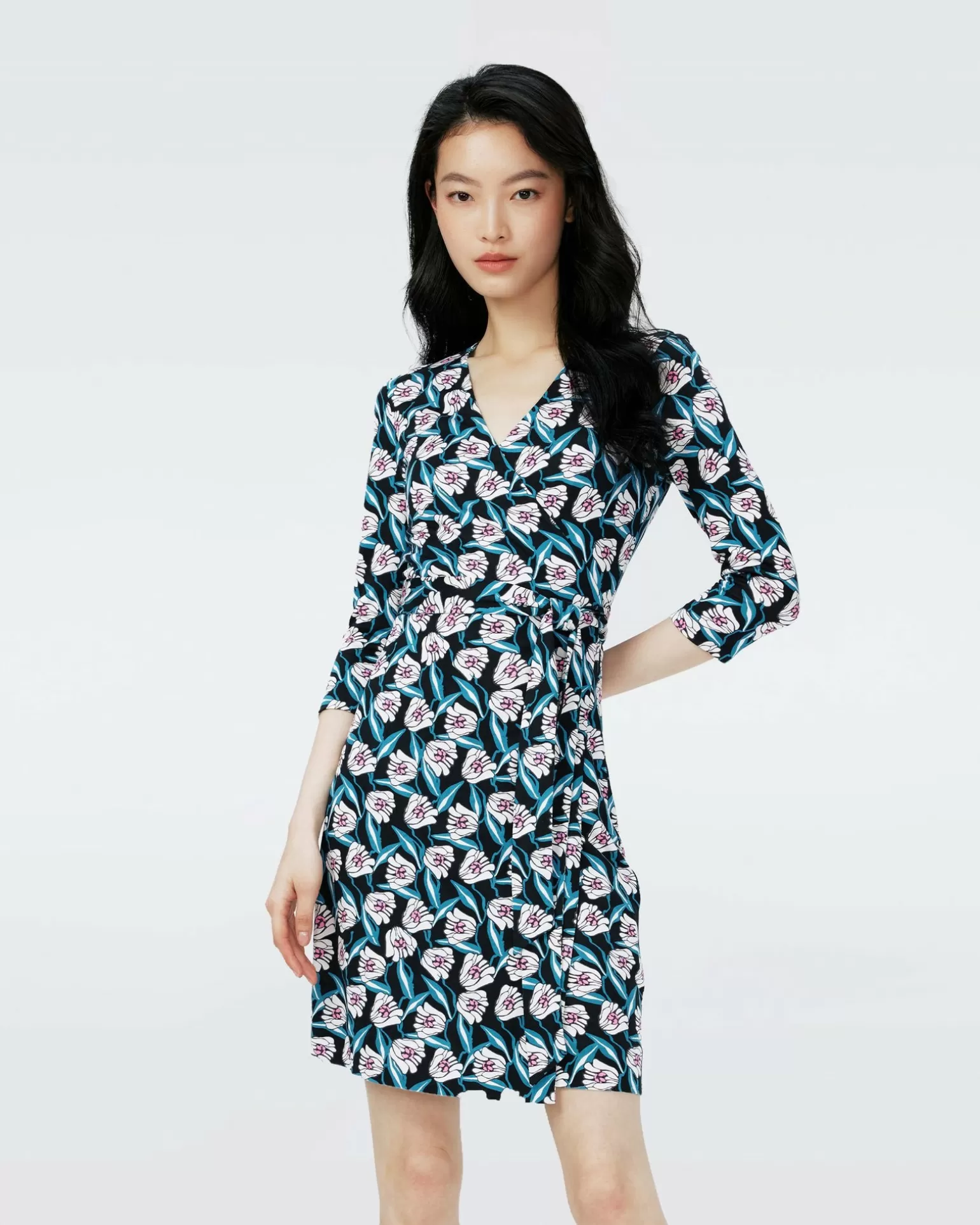 Dvf New Julian Two Dress In Fortune Vine Ivory^Diane von Furstenberg Best