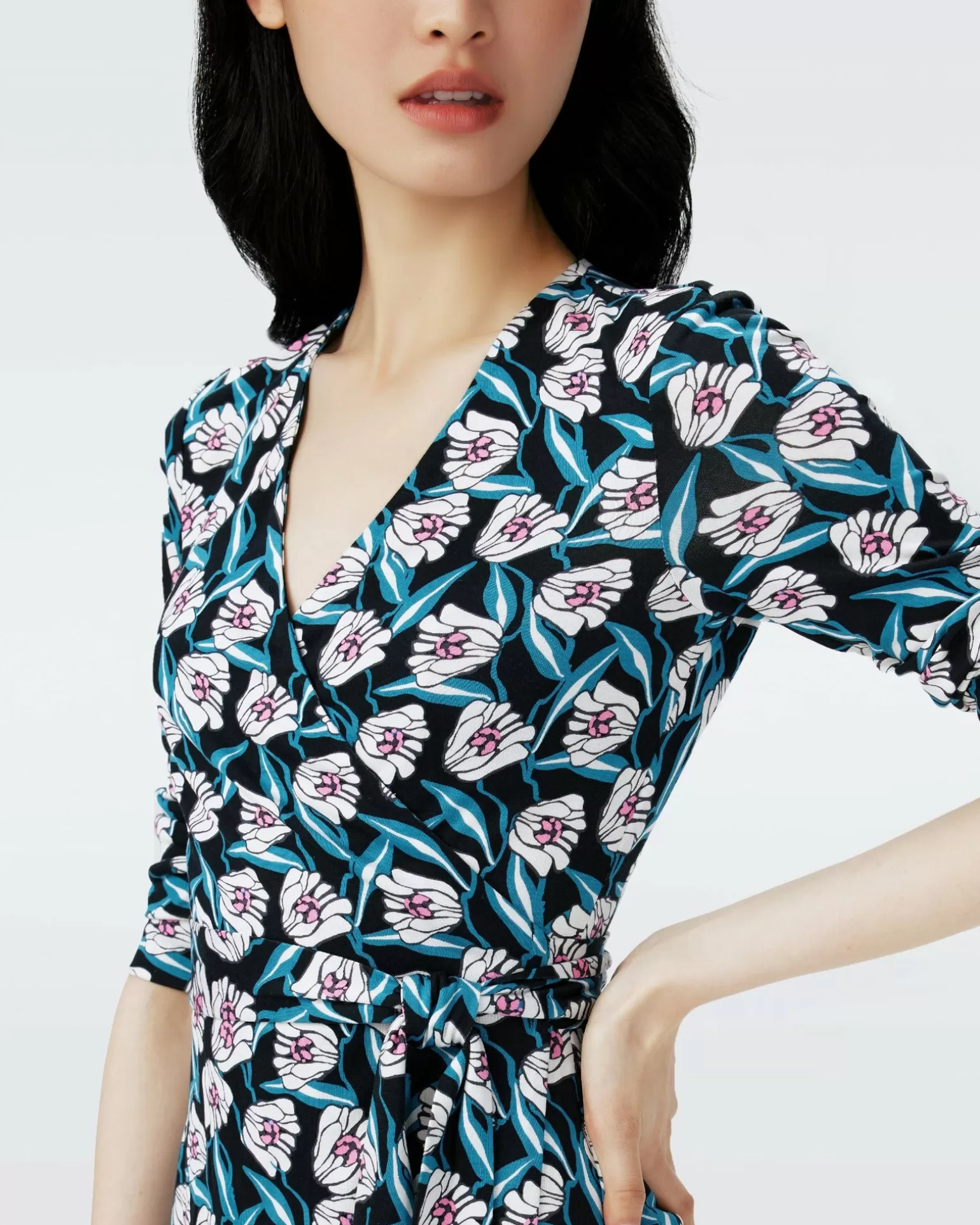 Dvf New Julian Two Dress In Fortune Vine Ivory^Diane von Furstenberg Best