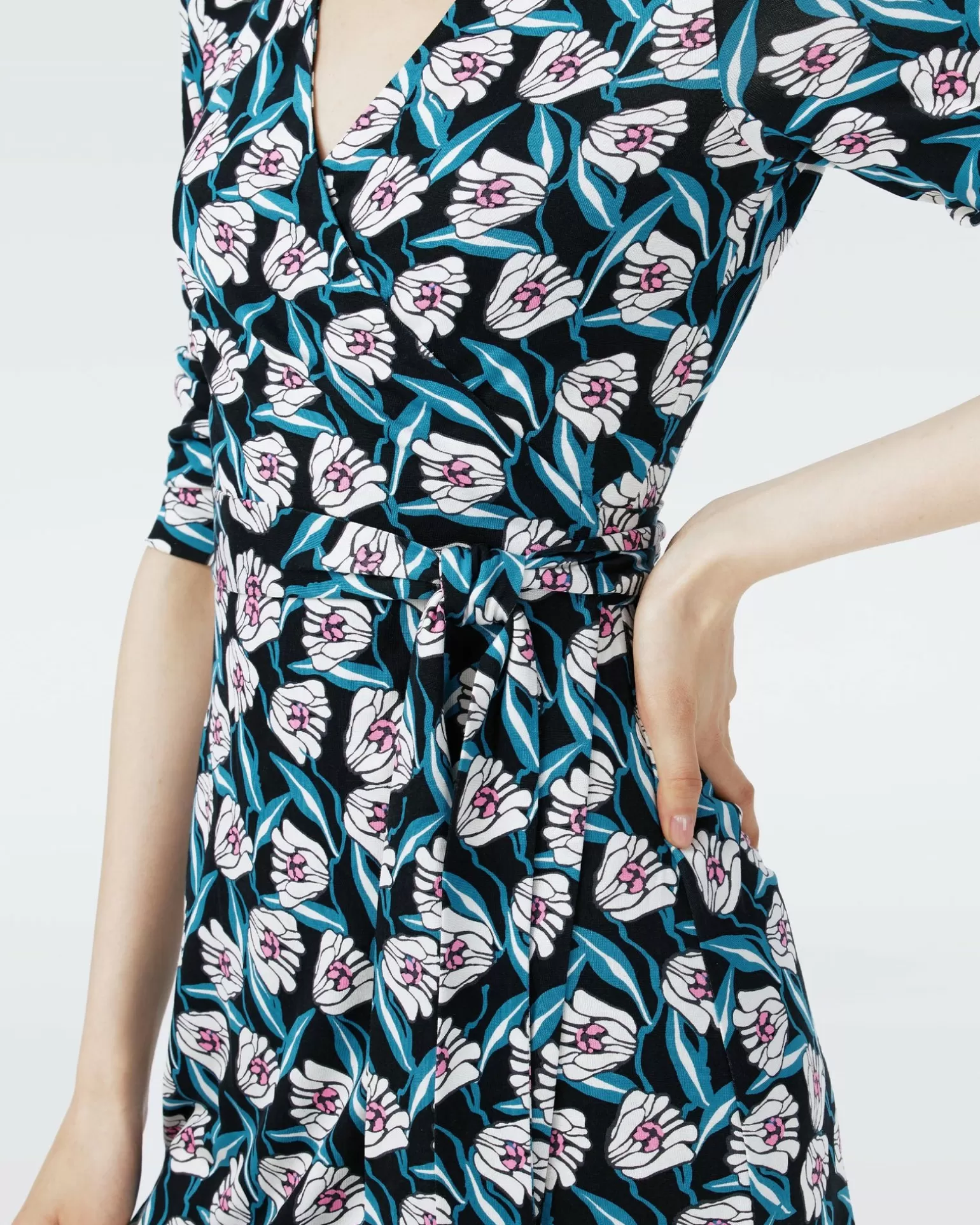 Dvf New Julian Two Dress In Fortune Vine Ivory^Diane von Furstenberg Best