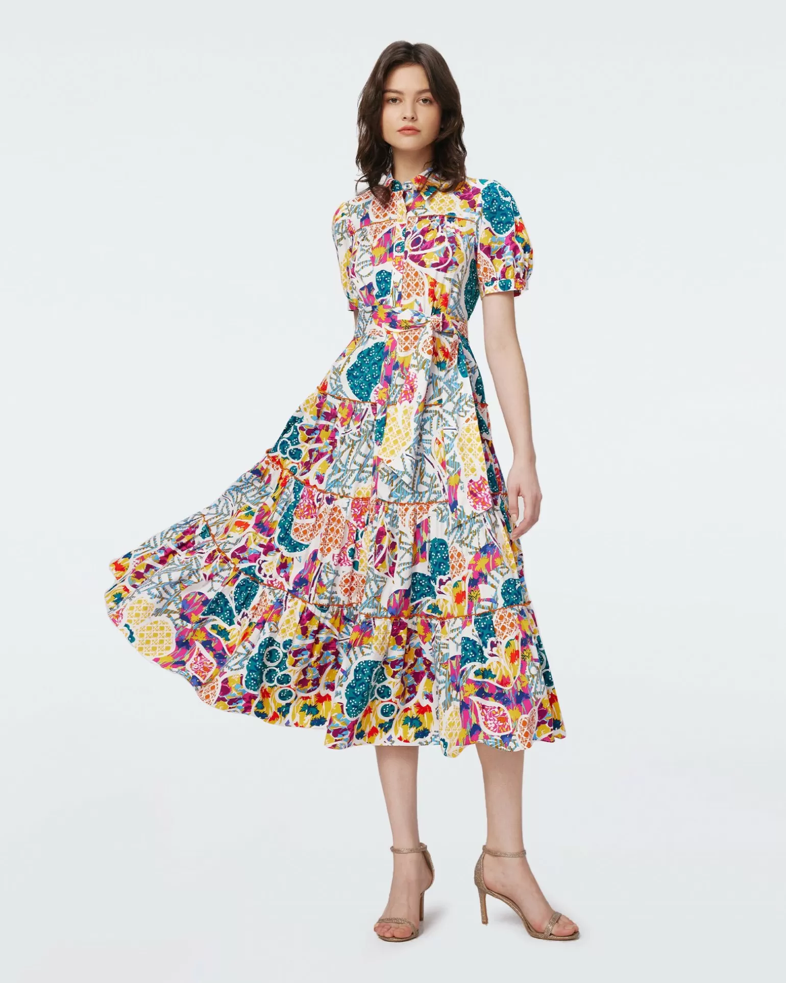 Queena Cotton Dress^Diane von Furstenberg Outlet