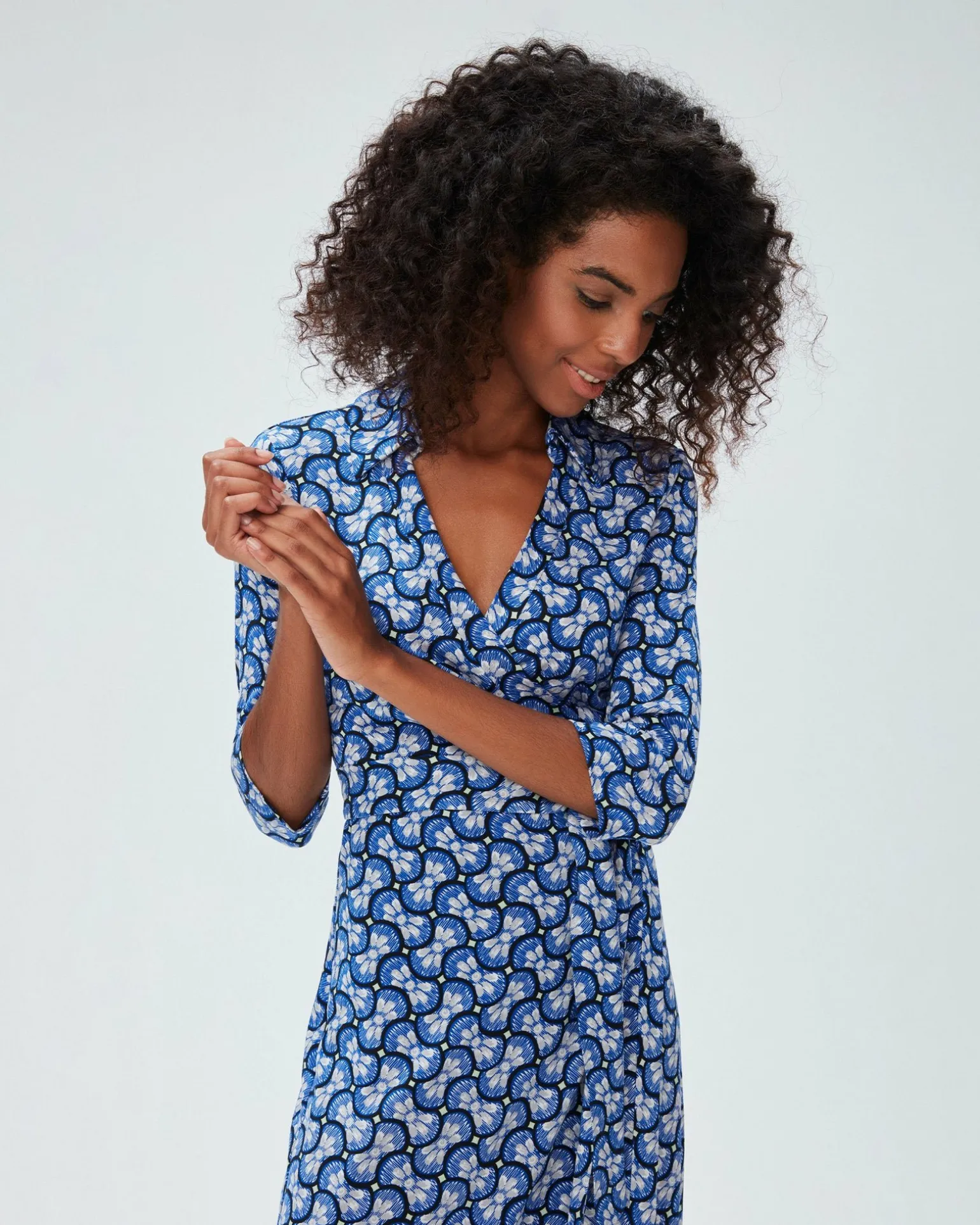 Abigail Silk Jersey Maxi Wrap Dress