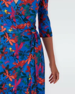 Abigail Silk Jersey Maxi Wrap Dress