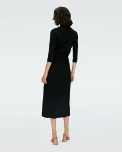 Abigail Silk Jersey Maxi Wrap Dress