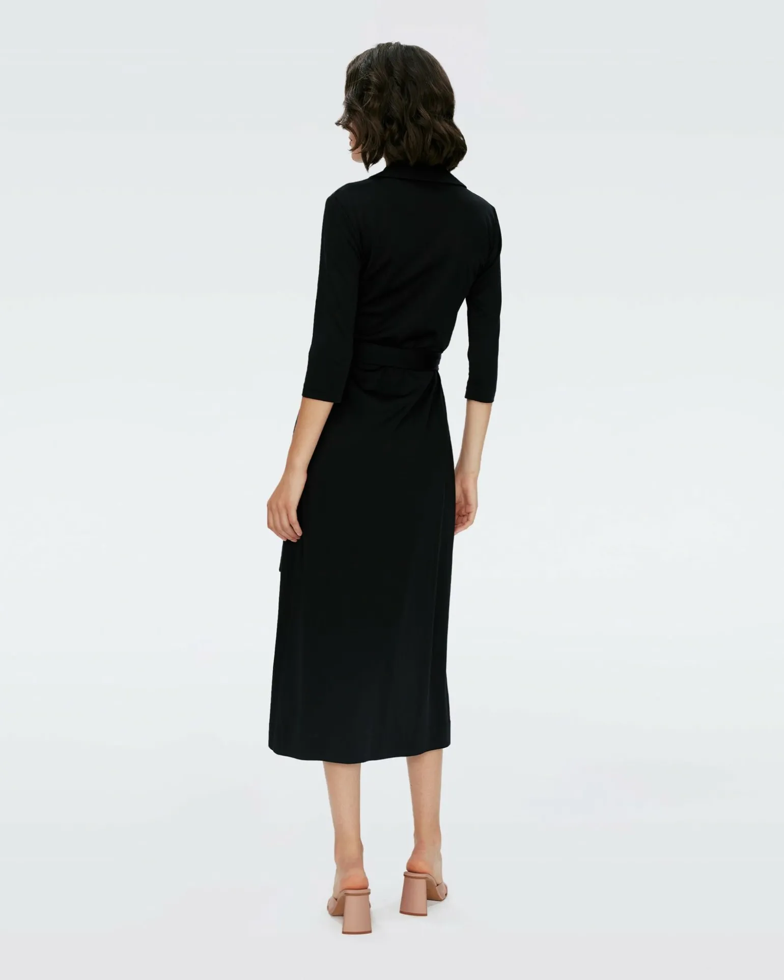 Abigail Silk Jersey Maxi Wrap Dress