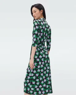 Abigail Silk Jersey Wrap Dress