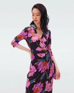 Abigail Silk Jersey Wrap Dress