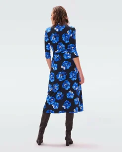 Abigail Silk Jersey Wrap Dress