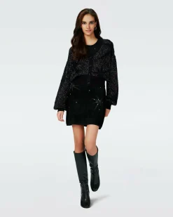 Aridina Sequin Jacquard Cardigan