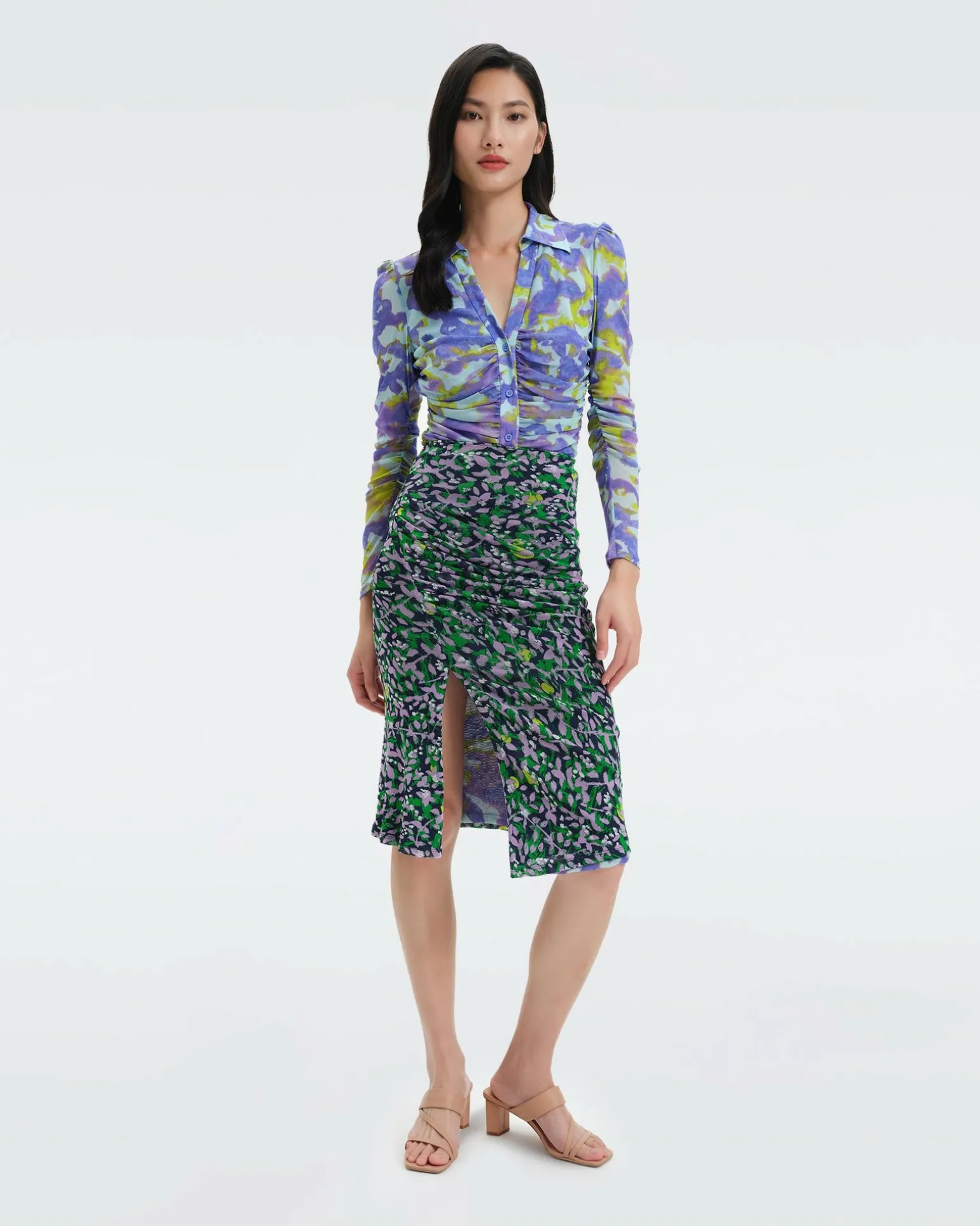 Dariella Reversible Mesh Skirt