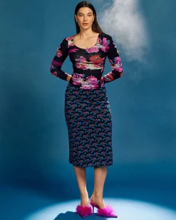 Darlene Reversible Mesh Skirt