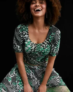 Darlene Reversible Mesh Skirt