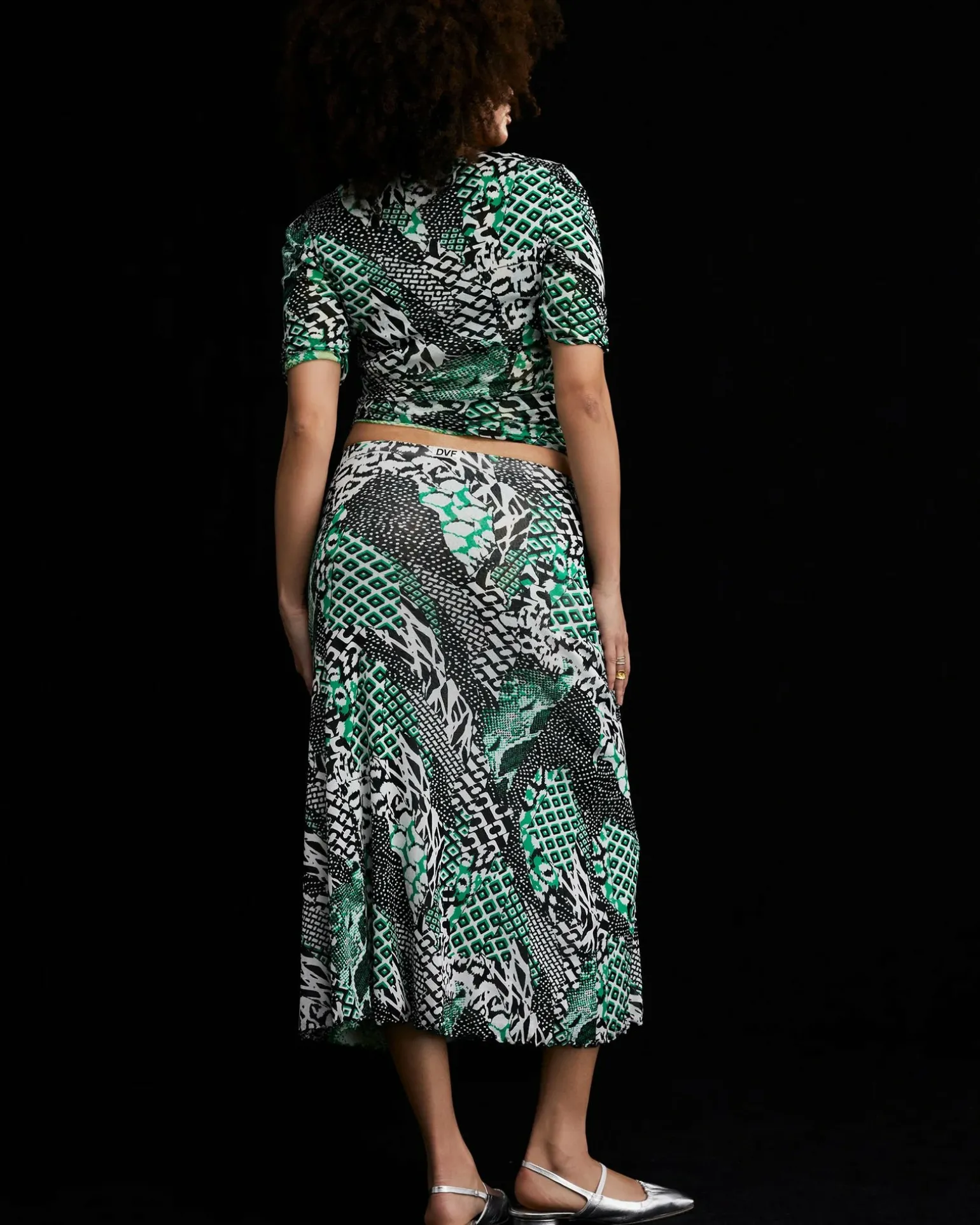 Darlene Reversible Mesh Skirt