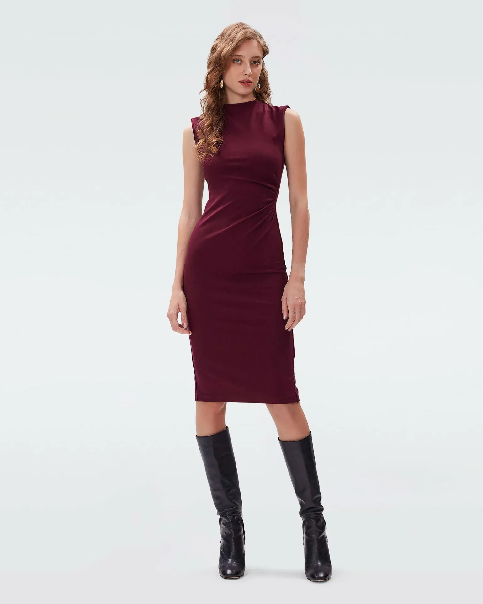 Darrius Sleeveless Jersey Dress