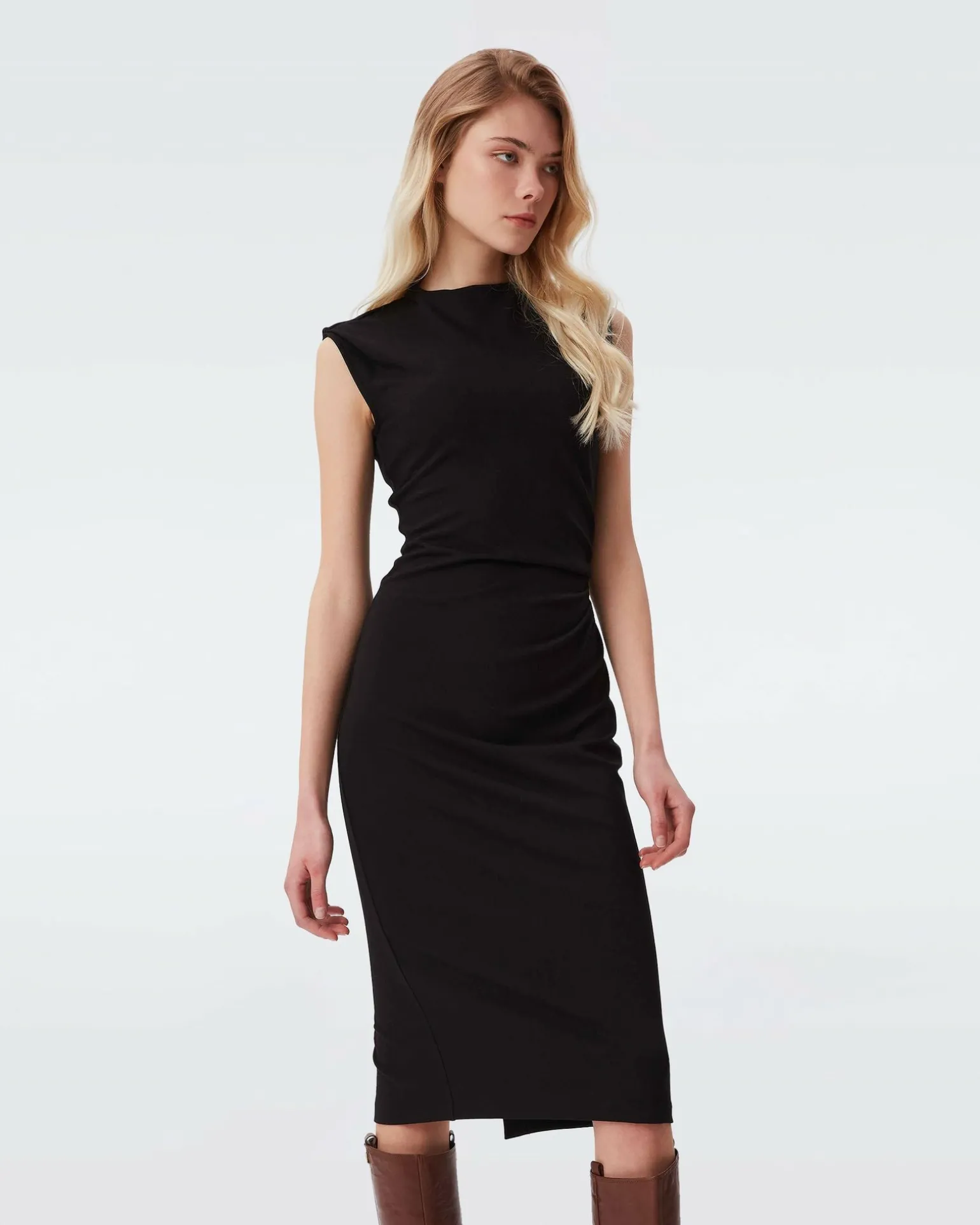 Darrius Sleeveless Jersey Dress