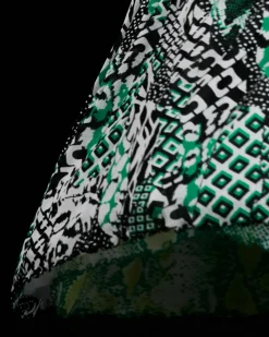 Drew Reversible Mesh Wrap Dress