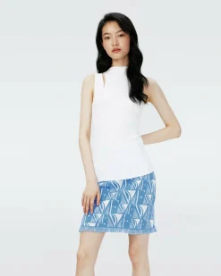 Dvf Artemesia Top In Ivory