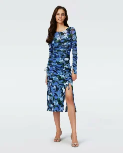 Dvf Corinne Dress In Dragon Dance