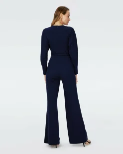 Dvf Marilou Jumpsuit In Midnight