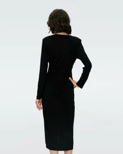 Dvf Nevine Dress In Black