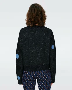 Dvf Phillipa Top In Dots Blue