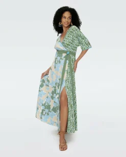 Eloise Faux Wrap Maxi Dress