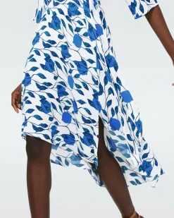 Eloise Faux Wrap Midi Dress