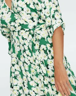 Eloise Faux Wrap Midi Dress