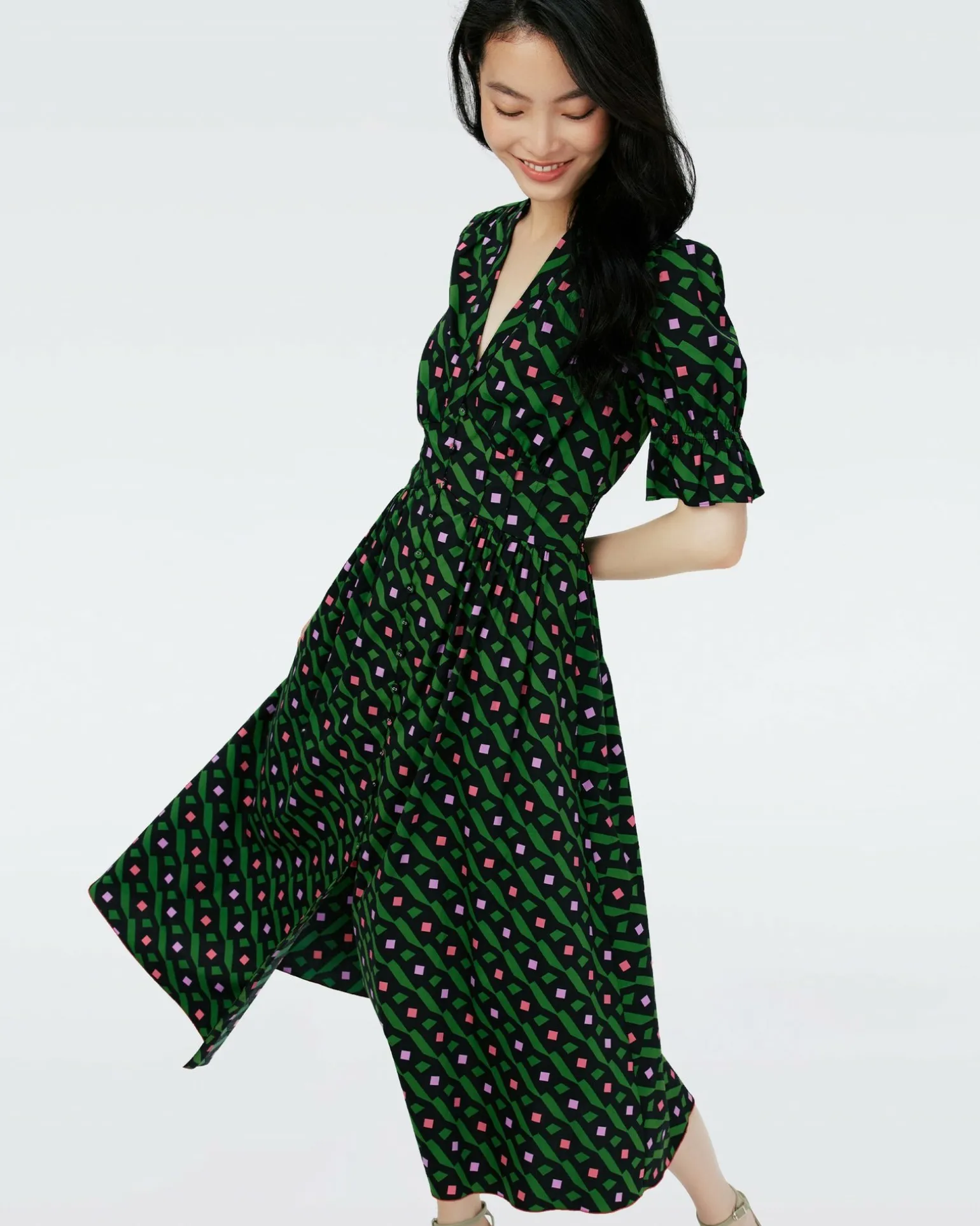 Erica Cotton Midi Dress