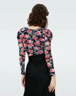 Erik Long Sleeve Mesh Bodysuit