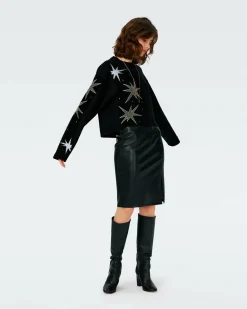 Fabiola Knit Jacquard Top