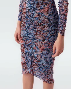 Gypsy Ruched Mesh Dress