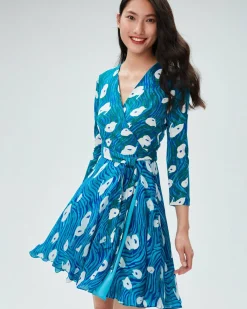 Irina Silk Jersey Wrap Dress