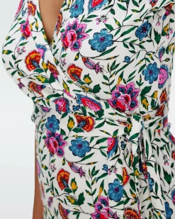 Jeanne Silk Jersey Wrap Dress