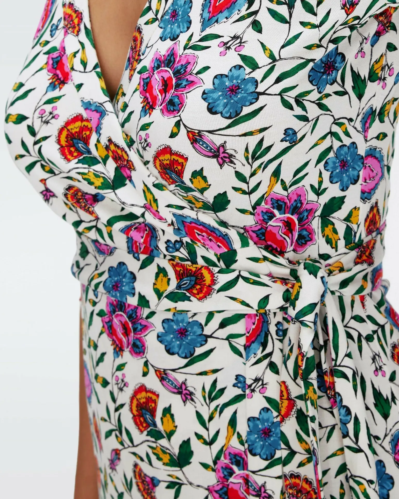 Jeanne Silk Jersey Wrap Dress