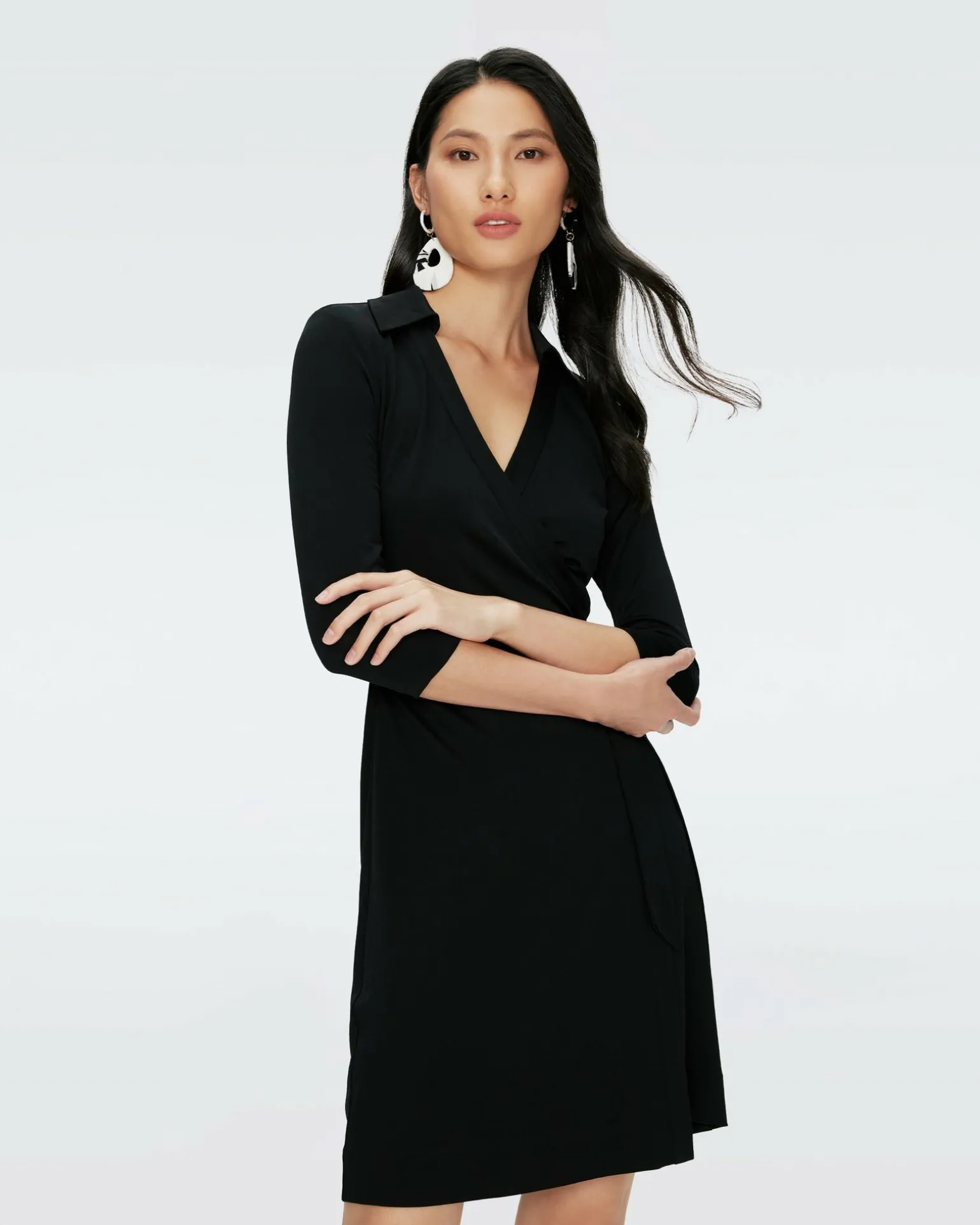 Jeanne Silk Jersey Wrap Dress