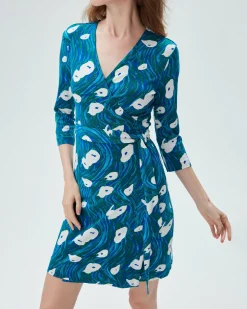 Julian Silk Jersey Wrap Dress