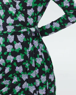 Julian Silk Jersey Wrap Dress