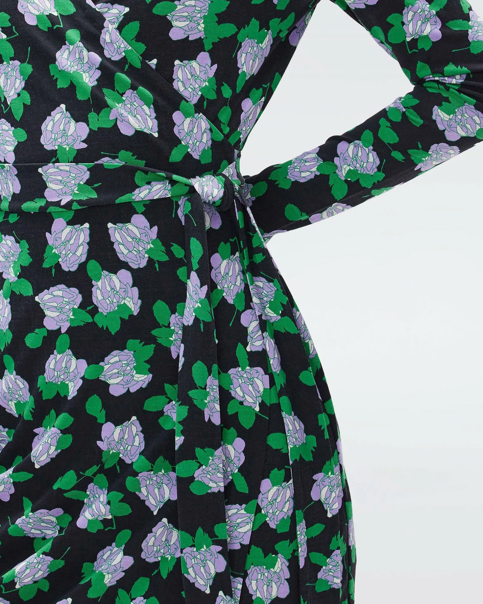 Julian Silk Jersey Wrap Dress