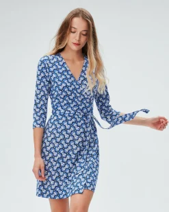 Julian Silk Jersey Wrap Dress