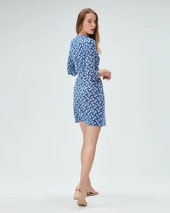 Julian Silk Jersey Wrap Dress