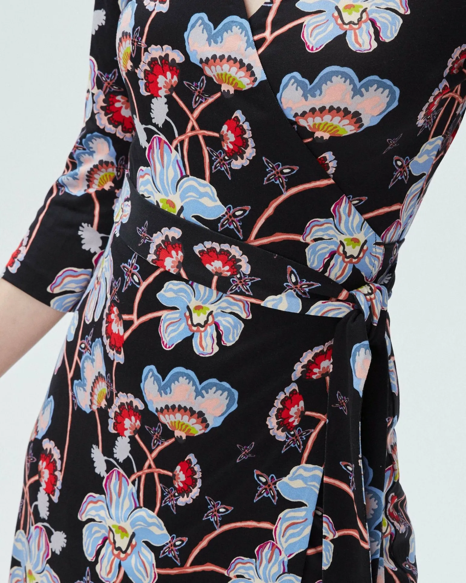 Julian Silk Jersey Wrap Dress