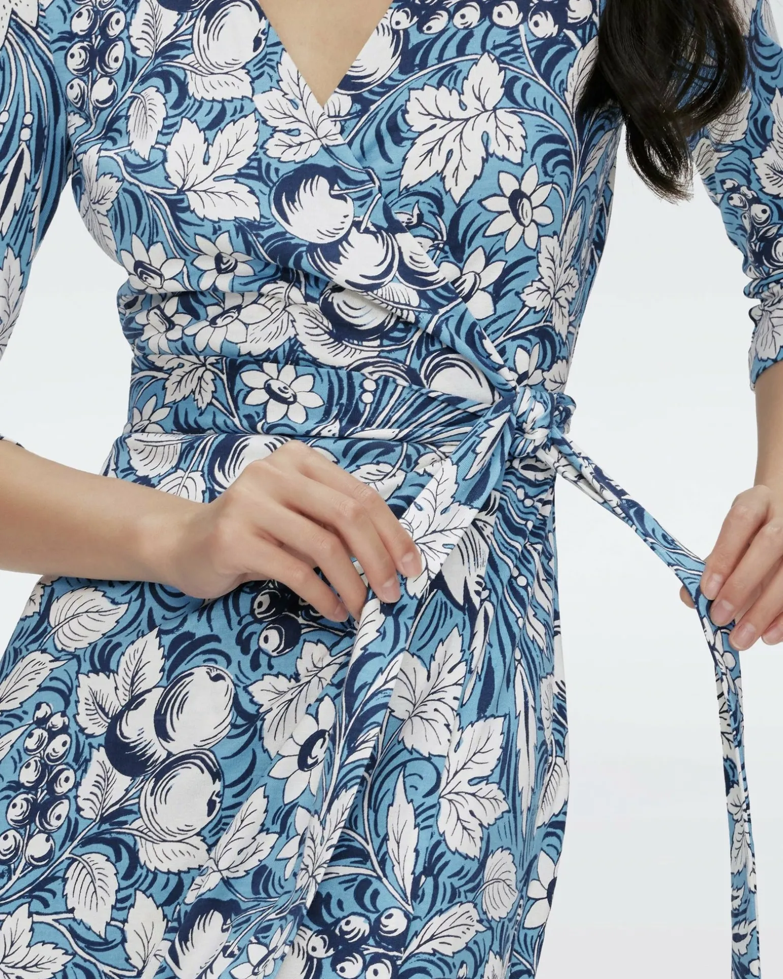 Julian Silk Jersey Wrap Dress