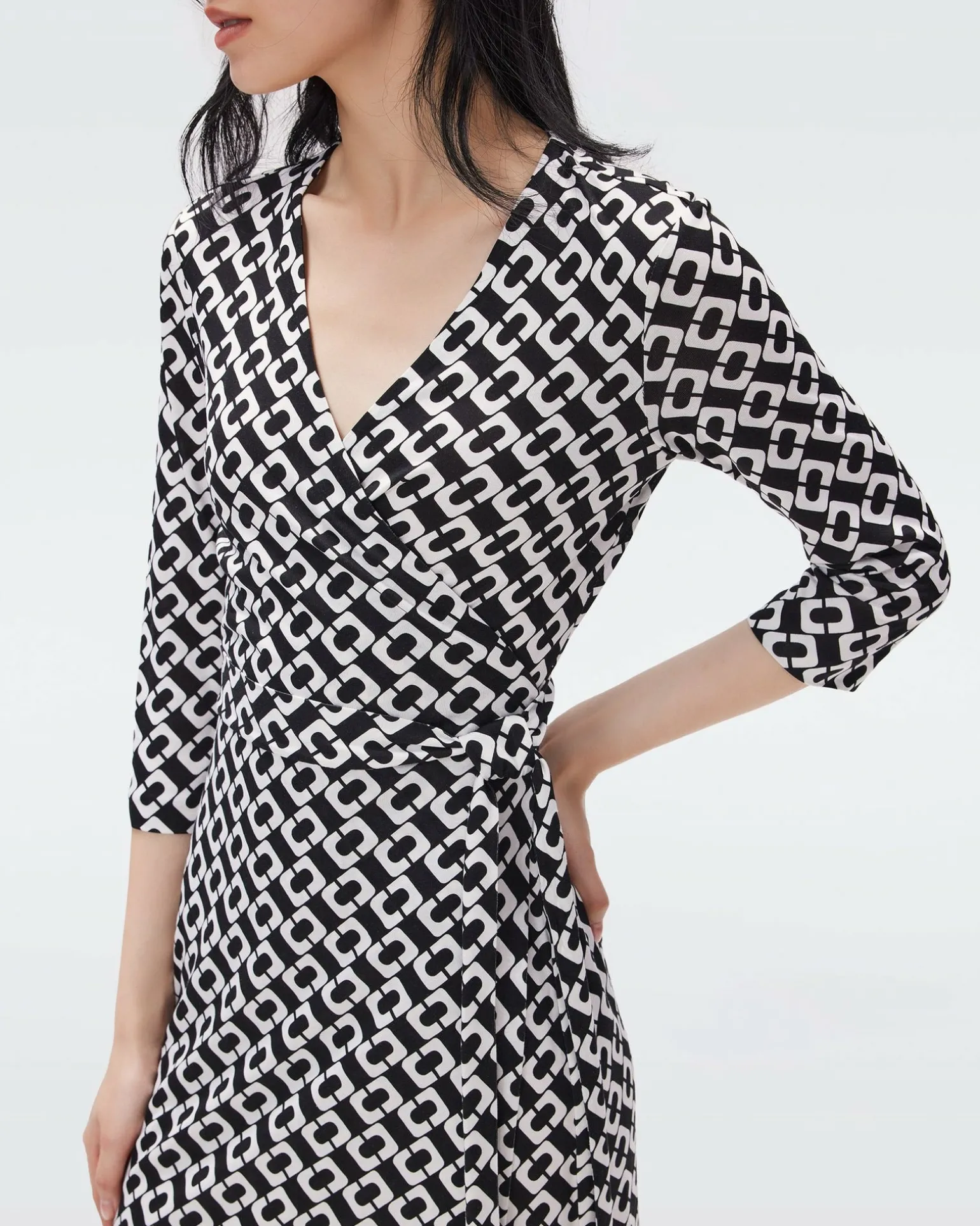 Julian Silk Jersey Wrap Dress