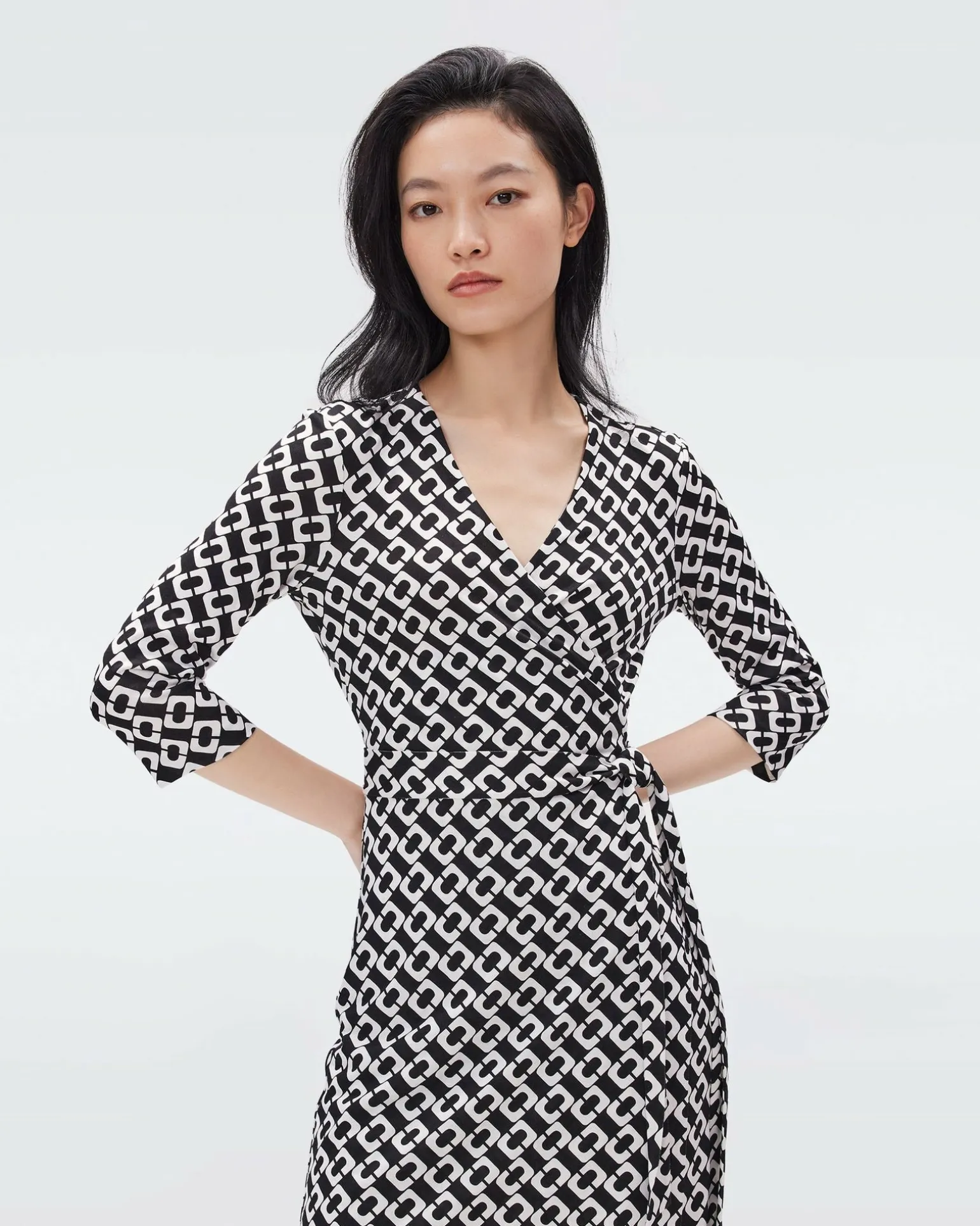 Julian Silk Jersey Wrap Dress