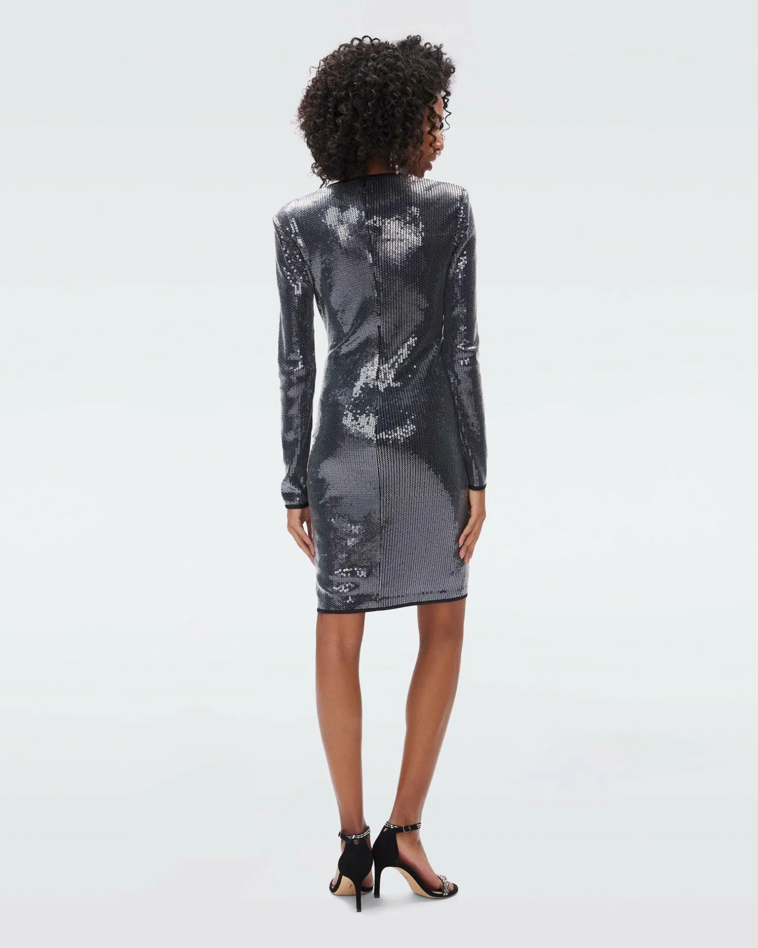 Lexa Sequin Mesh Dress